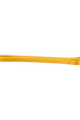OstroVit training band resistance 2.5-7 kg, 2080 mm long, yellow natural latex for fitness and muscle building.
